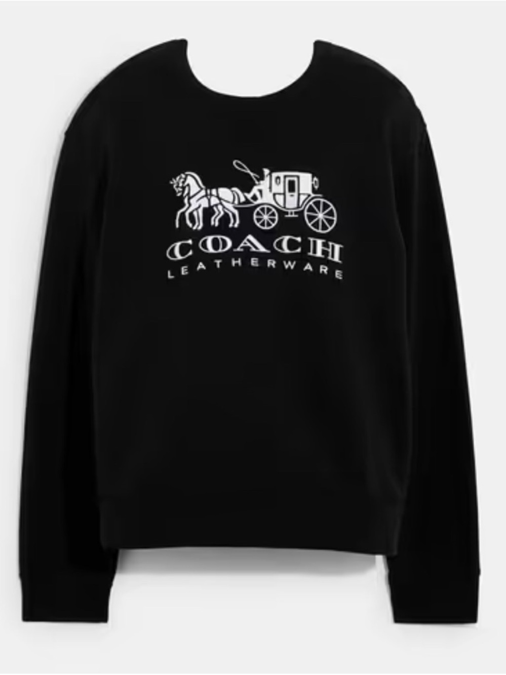 COACH SLIM FIT ORGANIC COTTON LOGO SWEATSHIRT